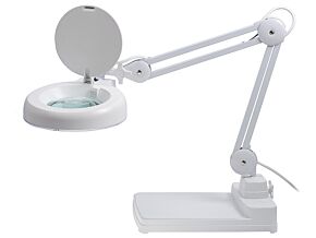 Lupa podświetlana 8 dioptrii fi 127mm z podstawą Lupa podświetlana 8 dioptrii fi 127mm z podstawą