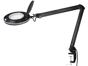 Lupa podświetlana stołowa 5 dioptrii fi 120mm z 60 LED Lupa podświetlana stołowa 5 dioptrii fi 120mm z 60 LED