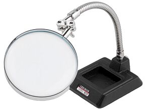 Lupa stołowa; Pow: x2,5; Śr.soczewki:90mm Lupa stołowa; Pow: x2,5; Śr.soczewki:90mm